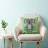 Coussin Cute koala avec enfants eucalyptus (Chaise)