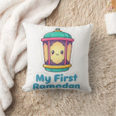 Coussin Cute Lantern My First Ramadan Baby Gift Throw Pill (Couverture)