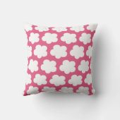 Coussin Cute licorne blanche avec un papillon (Verso)