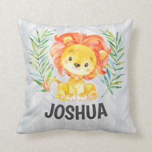 Coussin Cute Lion Boy Infirmière Personnalisée Roi Jungle