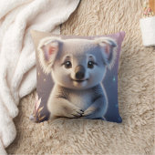 Coussin Cute Little Koala Imaginaire Dreamy Gradient (Couverture)