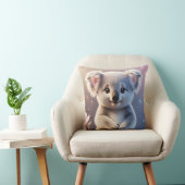 Coussin Cute Little Koala Imaginaire Dreamy Gradient (Chaise)