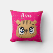 Coussin Cute little tiger gold start (Recto)