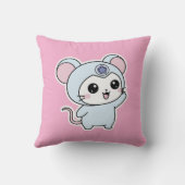 Coussin Cute lovely little adorable mouse (Verso)