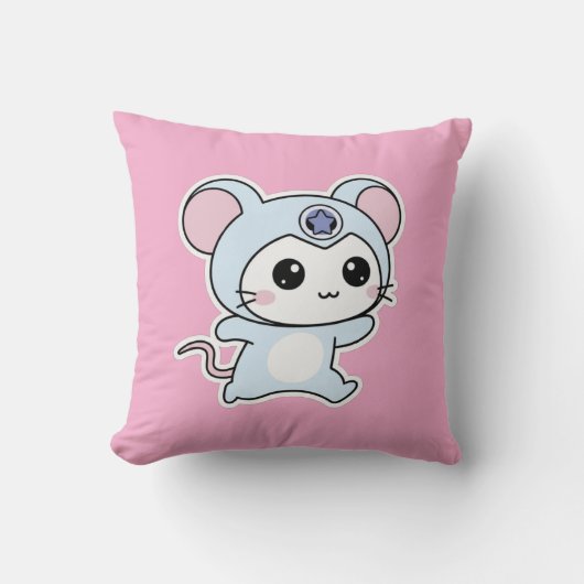 Coussin Cute lovely little adorable mouse (Recto)