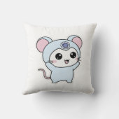Coussin Cute lovely little adorable mouse (Verso)