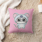 Coussin Cute lovely little adorable mouse (Couverture)
