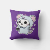 Coussin Cute lovely little mouse ready for Halloween (Recto)