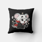 Coussin Cute lovely little mouse ready for Halloween (Verso)