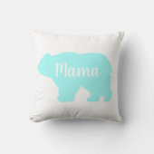Coussin Cute Mama ours design mère cadeau de jour (Recto)