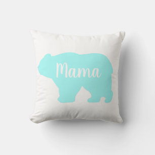 Coussin Cute Mama ours design mère cadeau de jour