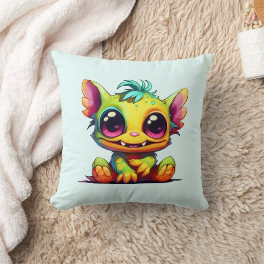 Coussin Cute Mini Monster Animo Amely (Couverture)