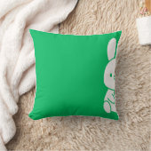 Coussin Cute Minimalist Peeking Bunny Illustration (Couverture)