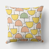 Coussin Cute Nursery motif l Rose et jaune (Verso)