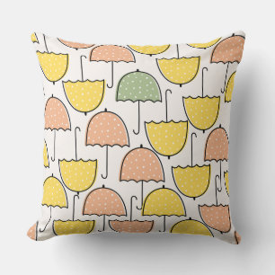 Coussin Cute Nursery motif l Rose et jaune