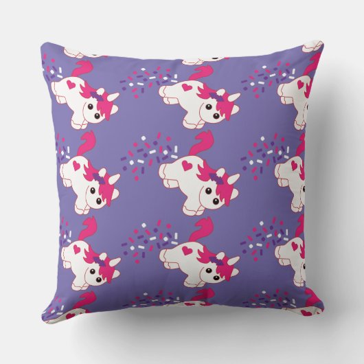Coussin Cute Nursery Unicorn Décor Cuisine (Verso)