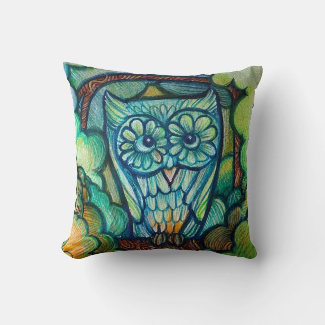Coussin Cute Owl (Recto)