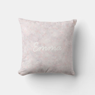 Coussin Cute Pastel Pink Bokeh Baby