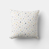 Coussin Cute Pastel Raindrops Motif Jeu d'oreiller (Recto)