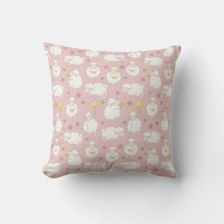 Coussin Cute Pastel Sheep Motif Lamb bébé
