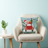 Coussin Cute Père Noël customisée (Chaise)