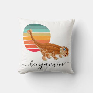 Coussin Cute Personnalisé baby shower de dinosaures person