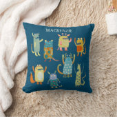 Coussin Cute Petits Monstres Personnalisé (Couverture)