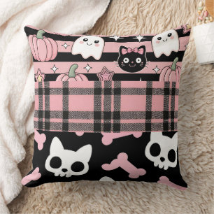 Coussin Cute Pink Pastel Goth Halloween