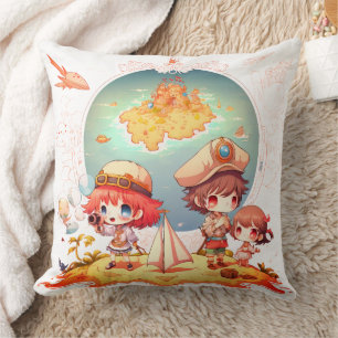 Coussin Cute Pirate Adventure