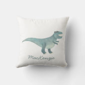Coussin Cute préhistorique T-Rex Dinosaur Personnalisé (Verso)
