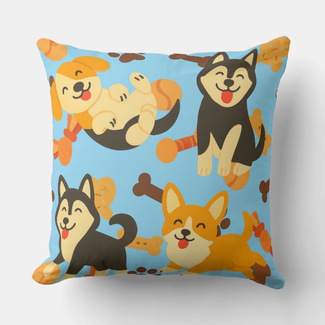 Coussin Cute Puppies (Recto)