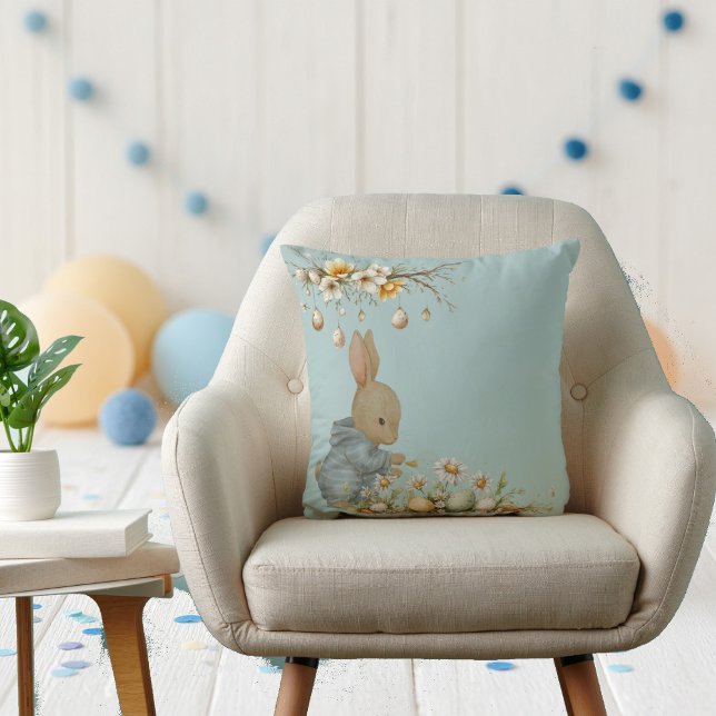 Coussin cute rabbit with duck (Créateur téléchargé)