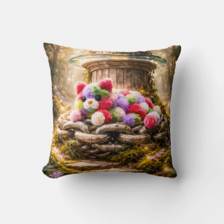 Coussin Cute Rainbow Teddy Bear Kids Pillow