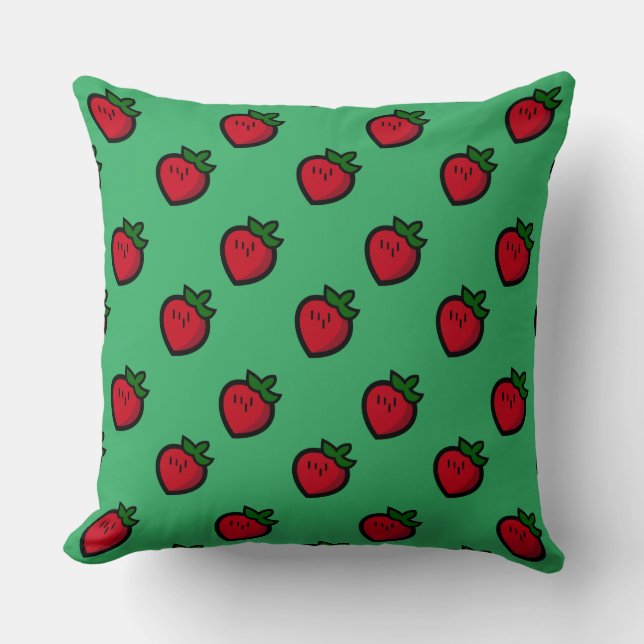 Coussin Cute Red Cartoon (Recto)