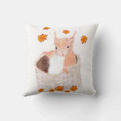 Coussin Cute Red Squrial (Verso)