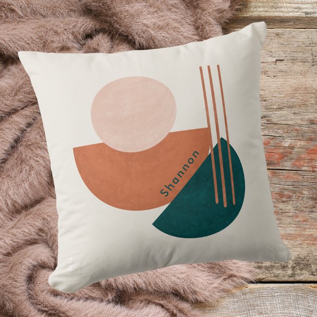 Coussin Cute Retro Vintage Boho Bold (Créateur téléchargé)
