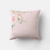 Coussin Cute rose Floral Lapin Lapin Lapin Baby Girl Nurse (Verso)