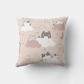 Coussin Cute rose Kitten Motif (Verso)