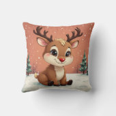 Coussin Cute Rudolph Cushion (Verso)