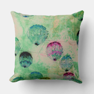 Coussin Cute, rustique, art numérique, brosse ronde