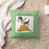 Coussin Cute Salamander Aquarelle personnalisée pour enfan (Couverture)