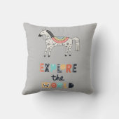 Coussin Cute Scandia Horse Explore Le Monde (Verso)