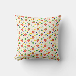 Coussin Cute Strawberry Pattern
