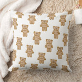 Coussin Cute Teddy Bear Pattern (Couverture)