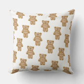 Coussin Cute Teddy Bear Pattern (Recto)