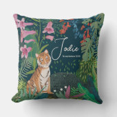 Coussin Cute Tiger Jungle Nouveau bébé Douche (Recto)