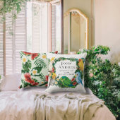 Coussin Cute Tropical Exotic bébé perroquets Garçon Nurser