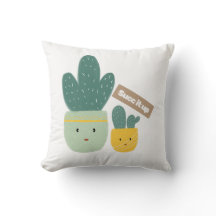 Cute Tropical Succulent Houseplant Smile