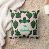 Coussin Cute Turtle Leaves Seamless Pattern, Tropical  (Couverture)