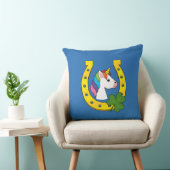 Coussin Cute Unicorn le jour de la Saint Patrick (Chaise)